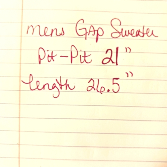 GAP Men's Cotton V neck stripe sweater - Picture 7 of 9